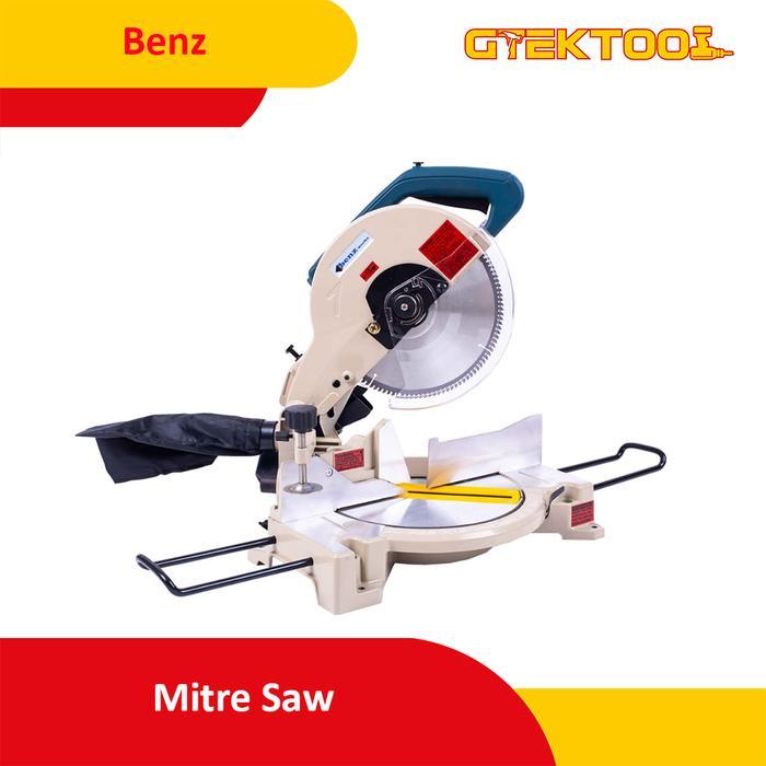 maju store12 Benz Mitre Saw Miter Saw 10" Mesin Gergaji Aluminium 10 Inch BZ-8040