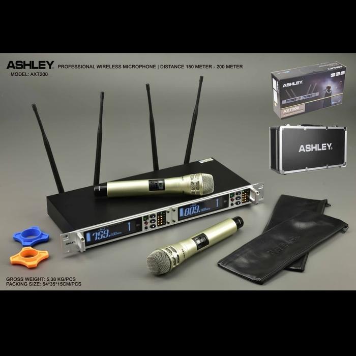 Mic Ashley Axt200/Axt 200 Free Koper Wireless Microphone