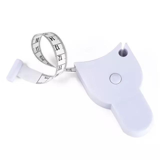 GIFFY METERAN BADAN / PITA UKUR BADAN / METERAN GULUNG ALAT PENGUKUR LINGKAR TUBUH OTOMATIS