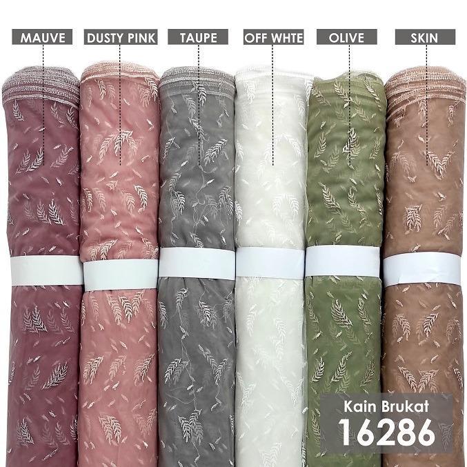 Kain Brokat / Kain Brokat Onetone D-16286 per 0.5 meter