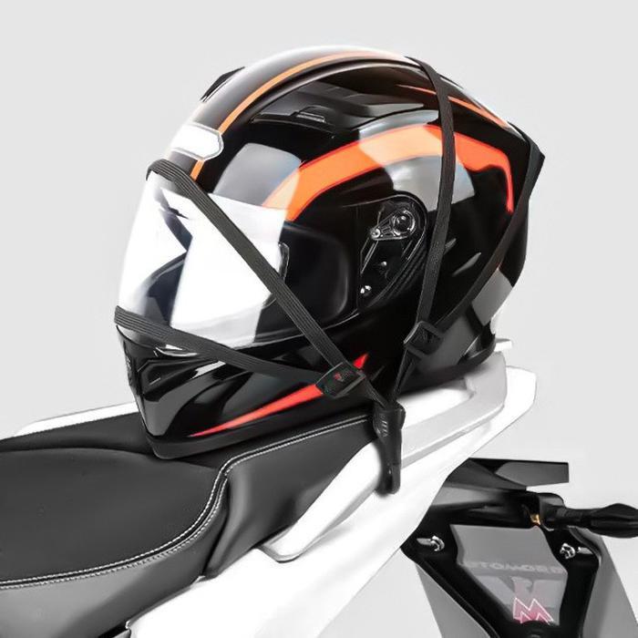 YS Tali Karet Pengikat Barang / Tali Ikat Helm Elastis Helmet Rope Cargo Net Motor / Tali Pengikat