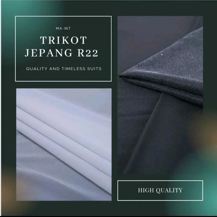 Kain Keras Lem Trikot Sutra Soft Trikot R22 Interlining
