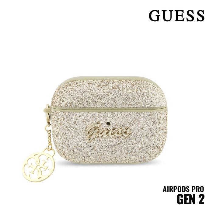 CASE AIRPODS PRO 2 GUESS GLITTER 4G CHARM
