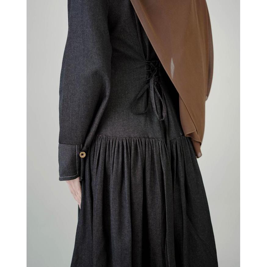 Evolvere - Arum Denim Luxe Gamis Muslim Kekinian