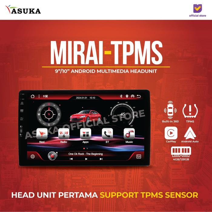 Headunit Android Mirai MR 9032 1032 TPMS dengan Garansi Resmi untuk semua mobil