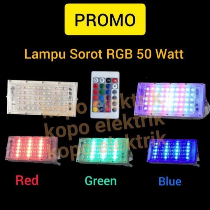 Sale Lampu Sorot Sorot 50W Rgb
