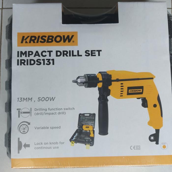 KRISBOW impact drill / set bor listrik 21 pcs