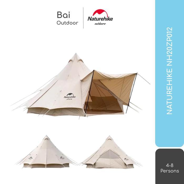 TENDA COTTON SERIES NATUREHIKE NH20ZP012 GLAMPING SAFARI CAMPING