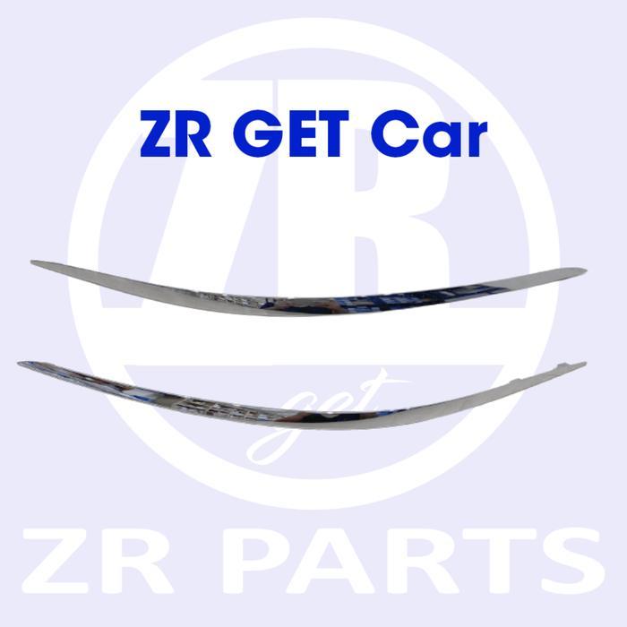 Lis Chrome Bemper Depan Mecedes Benz W211 2007 2009 Facelift