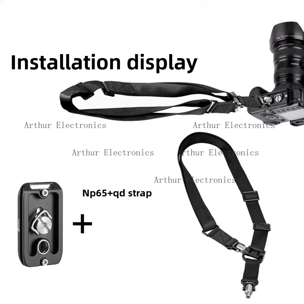 QD Sling Mount for Leofoto SP-01+DC-22Q, Metal Quick Detach Adapter for Magpul Camera Lens Foot