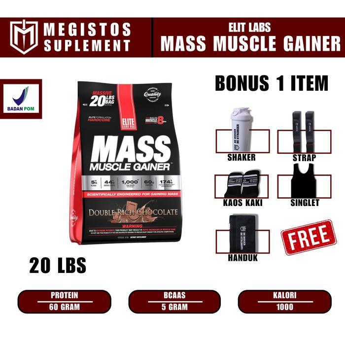 Ready Elitelabs Mass Muscle Gainer 20Lbs
