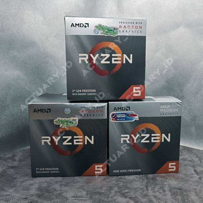 Ready Dus Ryzen 5 3400G 5600G 5700G 5800X 5500 3600 Xt 4500 4600G Box Amd Ryzen 7