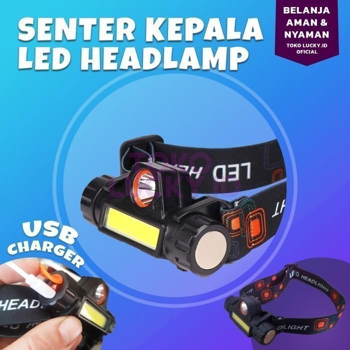 Eiger - Headlamp LED Senter Kepala Camping Olahraga Outdoor COB