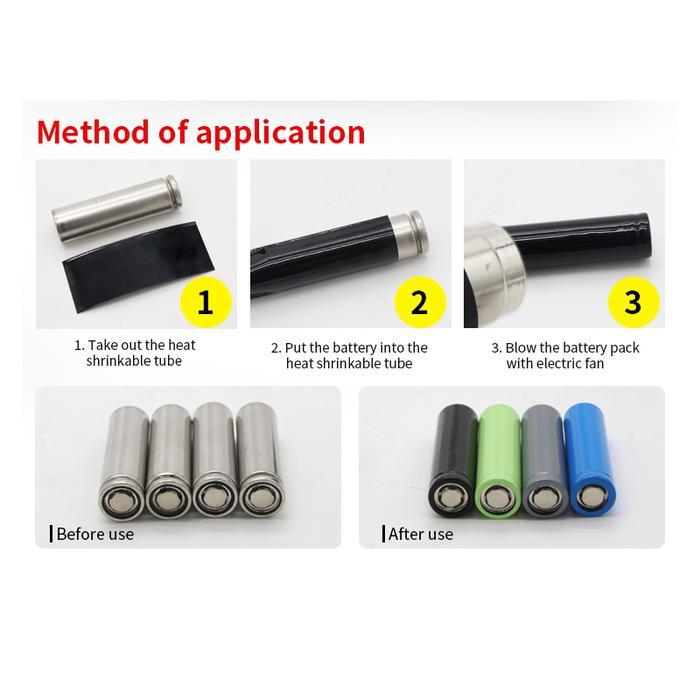 Battery Insulation Protective Cover 300 Pcs Battery Wrap Sleeve