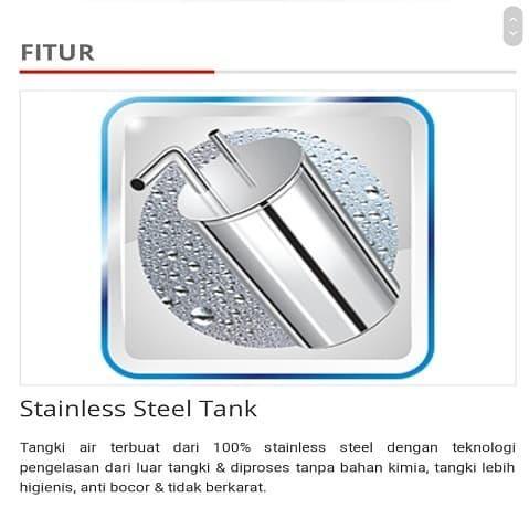 SANKEN Dispenser HWD-C500 Kompresor C500E Galon Bawah HWD-C500E