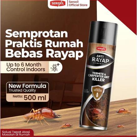 ` SEROXIL Aerosol Anti Rayap Kemasan 500 ml / Pembasmi Rayap