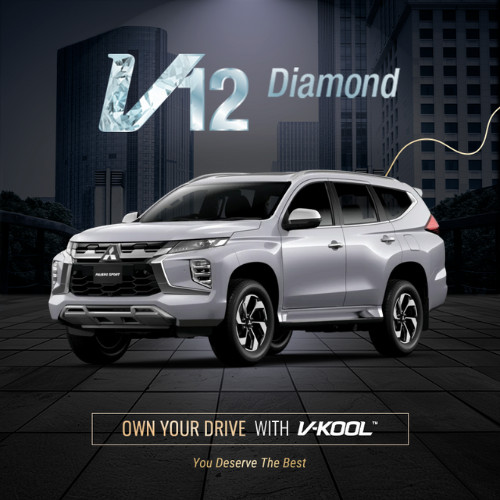 Kaca Film V-KOOL MITSUBISHI PAJERO SPORT/DAKAR Sunroof VIP LUAR KOTA