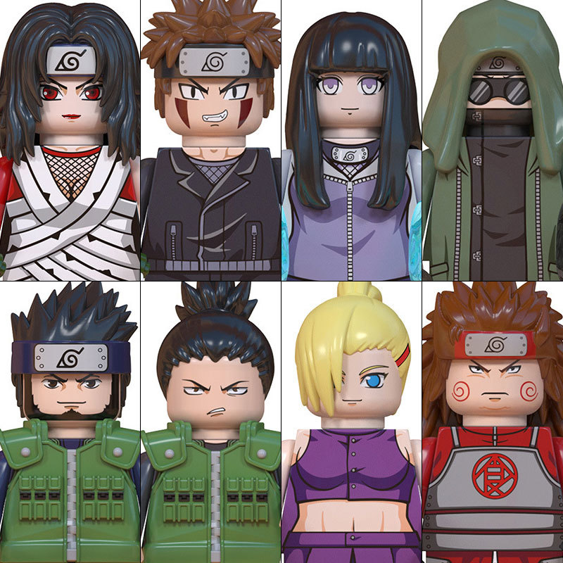 WM6113 Naruto Building Blocks Figure Kimimaro Boruto Mitsuki Gaara Namikaze Minato Tobirama Action
