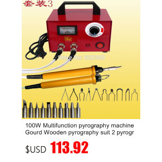 . 50W Multifunction Pyrography Machine Gourd Wooden Pyrography Suit -