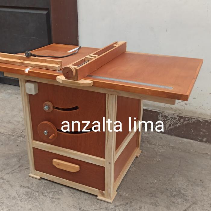 maju store12 table Saw rakitan kondisi baru
