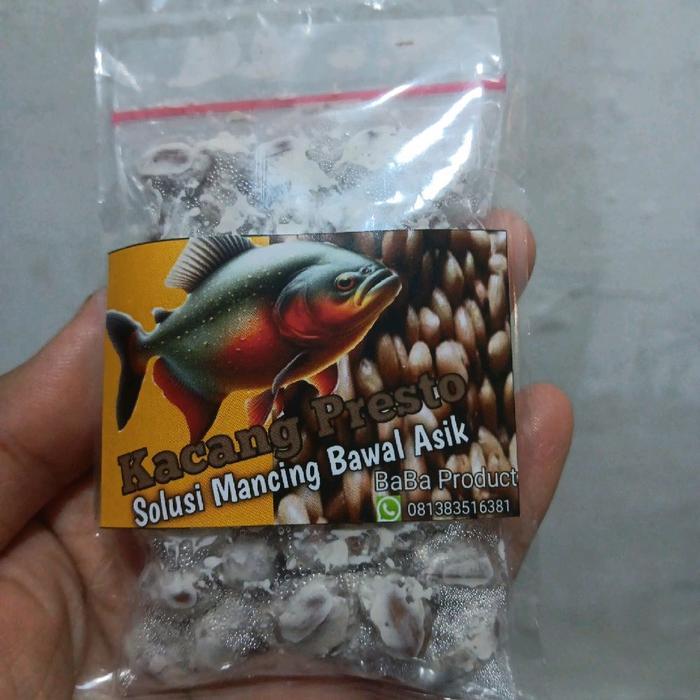 UMPAN BAWAL OLAHAN KACANG PRESTO FERMENTASI UNTUK MANCING BAWAL