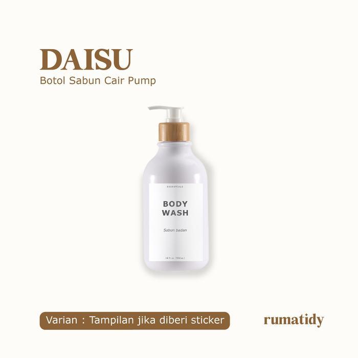 STICKER BOTOL SABUN 300ML 500ML LABEL DAISU BOTOL SABUN
