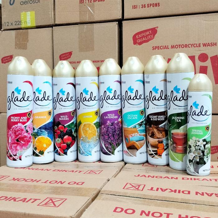 PENGHARUM PENYEGAR RUANGAN GLADE AIR FRESHENER AEROSOL PARFUM SEMPROT