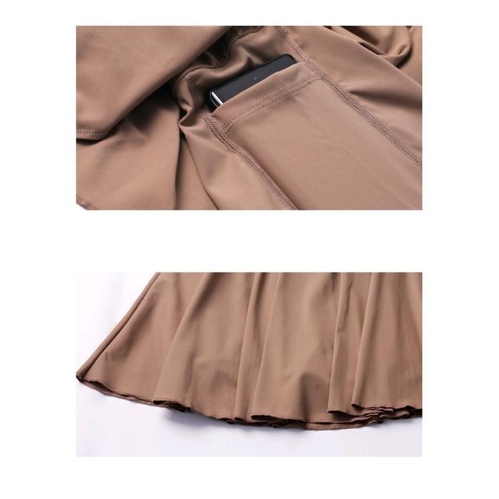 Promo Kinarastorez- Celana Rok Dua Layer Olahraga Senam Tennis Gym Fitness Wanita 610 Original