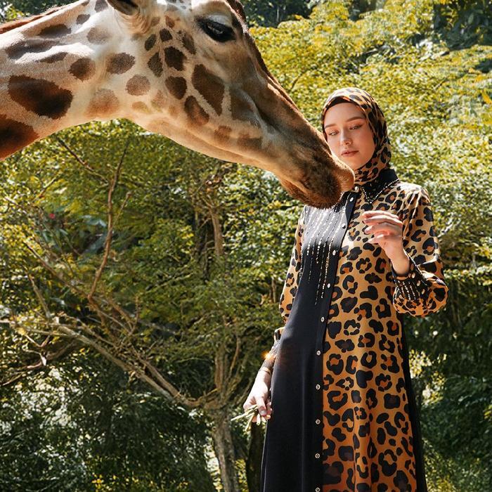 D5813 - Gamis Abaya Hikmat Fashion Original