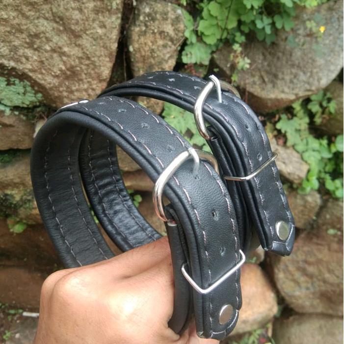 Promo Kalung Anjing Pemburu/Collar Dog..Bahan Kulit Asli Original