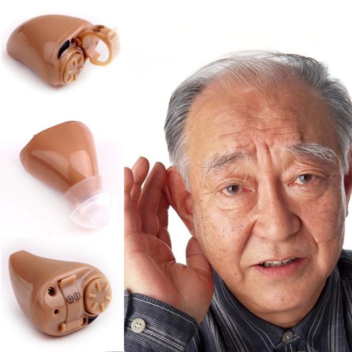 1 Set Super Kecil Alat Bantu Dengar Pendengaran u/telinga (Alat Medis)