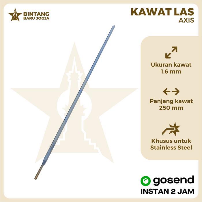 AXIS Kawat Las Stainless 1.6 x 250mm Kawat Las Steinless Steel 1.6mm
