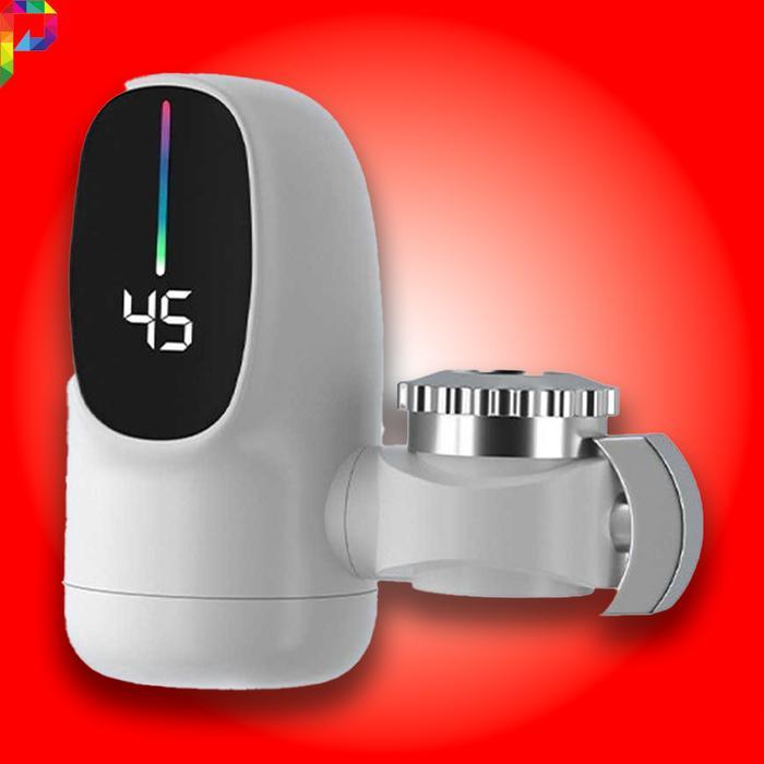 Water Heater Alat Pemanas Dingin Air Keran Wastafel Dapur Toilet Kamar Mandi Instan Praktis Portable