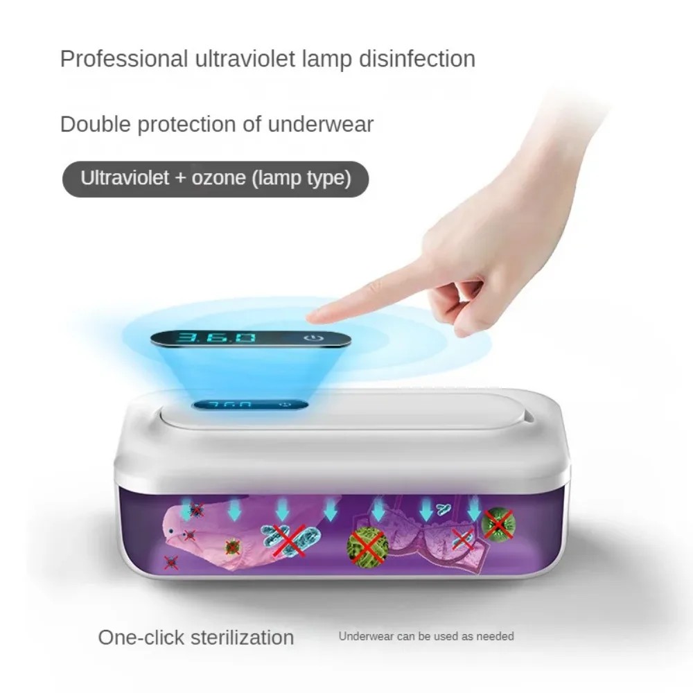 " Uv Nail Sterilization Box Rechargeable Anti Bacteria Disinfection "