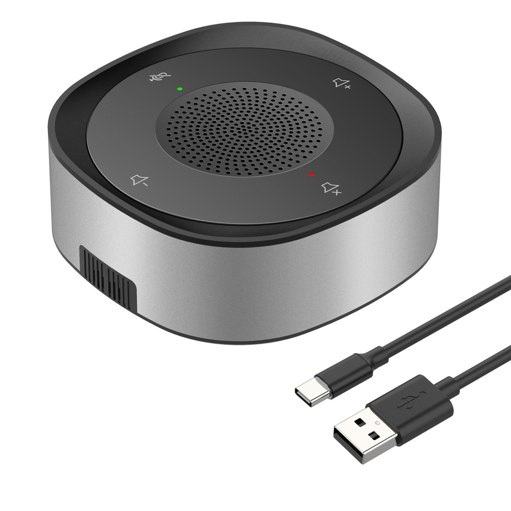 . Usb Conference Speaker Microphone Wired Touch Key Omni Mic -