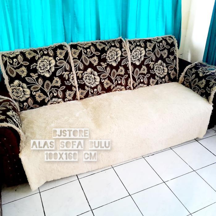 Premium Alas Sofa Bulu Size 100X160 Cm / Alas Sofa Bulu Size 85X100 Cm / Alas Kursi Sofa Bulu Modern