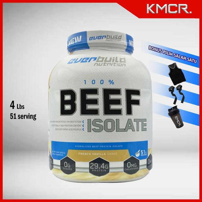 Ready Everbuild Nutrition Beef Isolate 4 Lbs Whey Protein Isolate - Kmcr