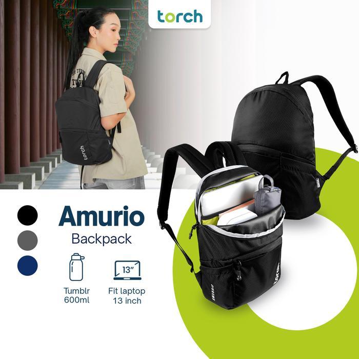 ORIGINAL Torch Backpack Amurrio - Tas Ransel Punggung Anak Sekolah Wateroof Pria Wanita READY STOCK