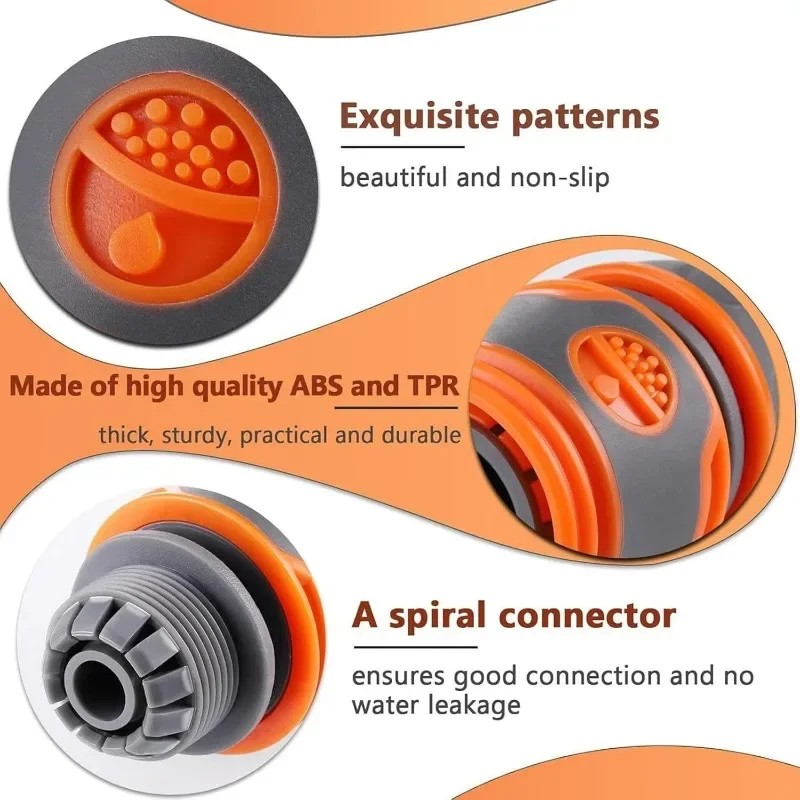 Garden Water Pipe Connector Hose Quick Connector Faucet Extender Hose Connection Joint Watering Pipe