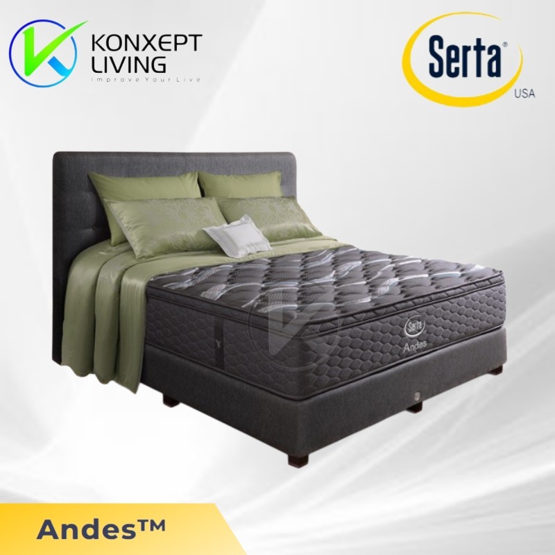 Serta Springbed Andes TM  Sandaran Dallas Ukuran 120x200 Fullset