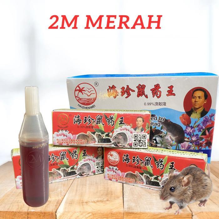 "New" Tetes tikus merah 2M racun tikus cair 2M
