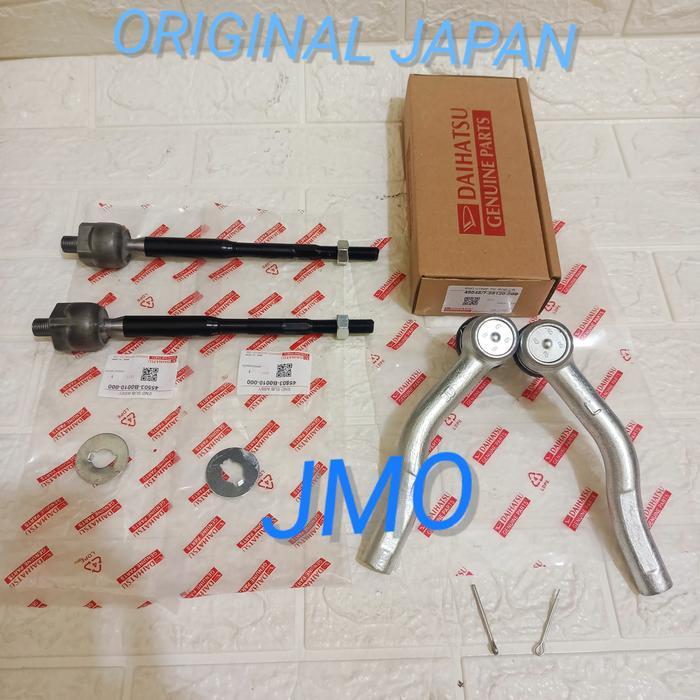 TIE ROD END + RACK END- LONG TIE ROD XENIA 1.0CC 1000CC VIOS OLD ORI 2SET 4PC newww