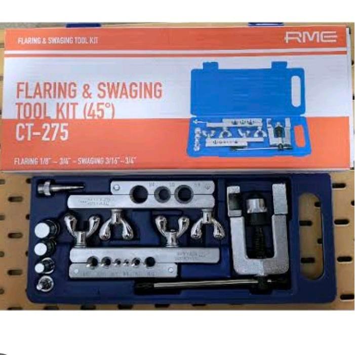 Promo Flaring Pipa Ac Pendingin & Swaging Tool Kit (45) Ft-275 / Flaring Set Rme