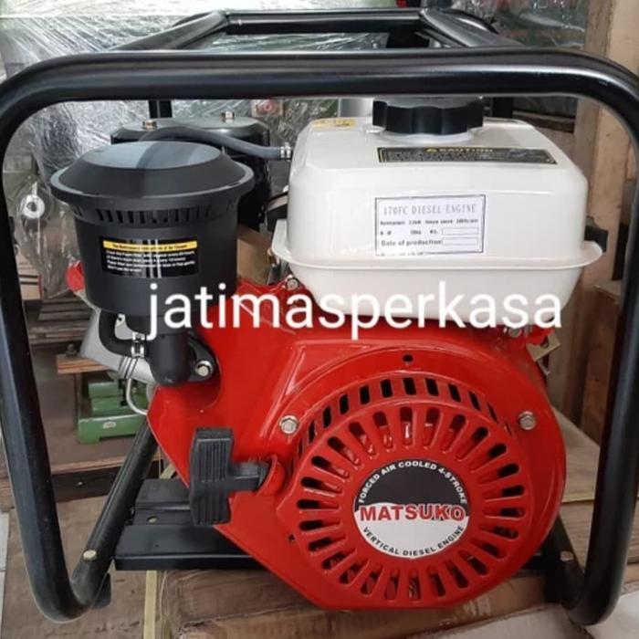 Pompa air alkon diesel 3inch pompa pengairan