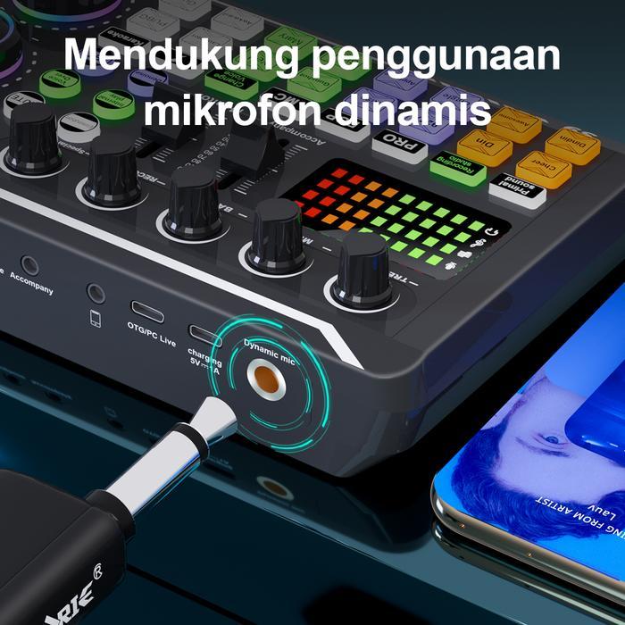 BIGSALE SIBORIE S9/F998PRO SOUNDCARD MIXER BLUETOOTH LIVE MICROPHONE KARAOKE MIXER LIVE BROADCAST