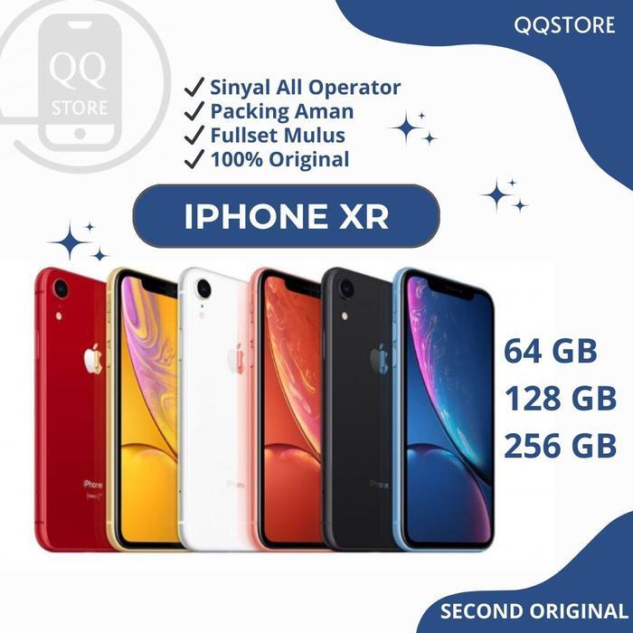iPhone XR 64GB BEKAS ORIGINAL 100% MULUS FULLSET *