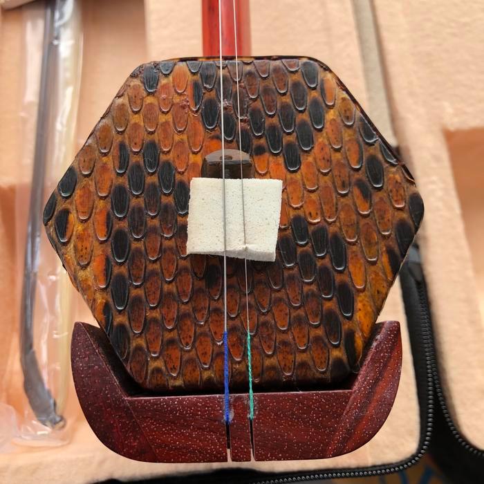 Premium 1Pc Erhu Alat Musik Gesek Tradisional Cina Alat Musik Gesek Kayu Original