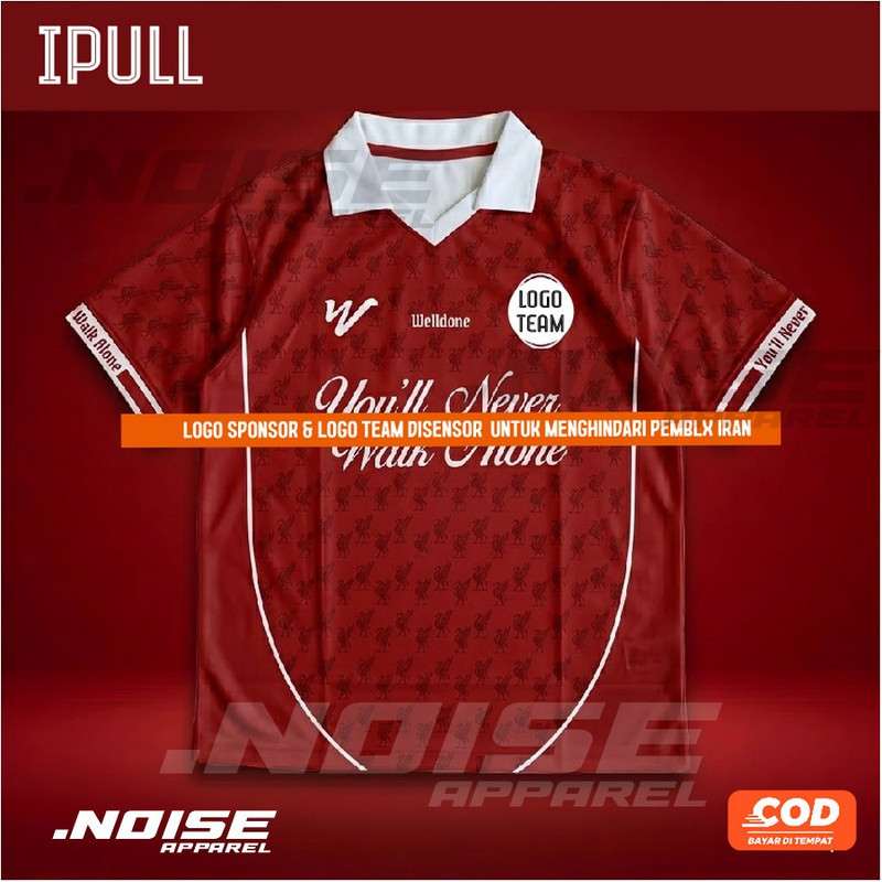 NOISE APPAREL  Jersey retro berkerah satuan full printing jersey classic  Custom baju olahraga mirip