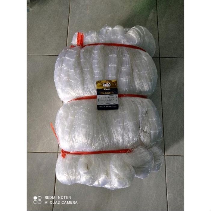 jaring ikan MOMOI jaring ikan serabut jaring milenium ply 8 ukuran tinggal pilih 3 inch - 4 inch - u
