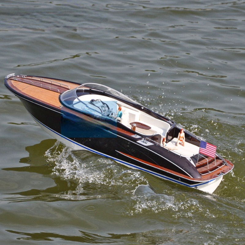 . Rc Boat Model Yacht Revival Luxury Yacht Finished Boat Bikini Figure -